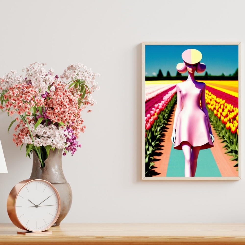 Digital Art Print: Spring Runway